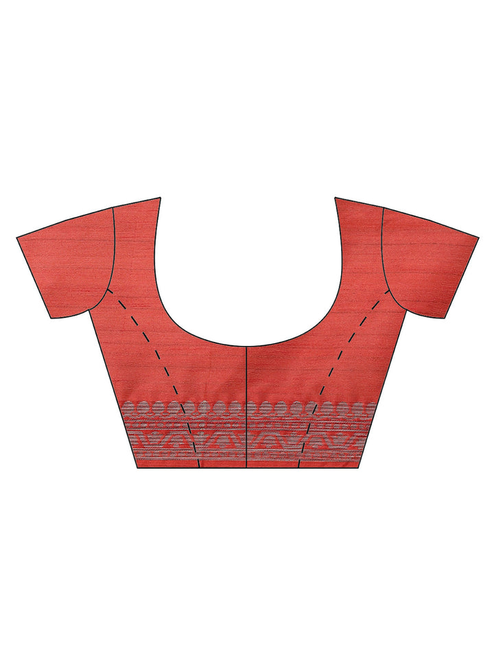 Zari Booti Tussar Woven Saree
