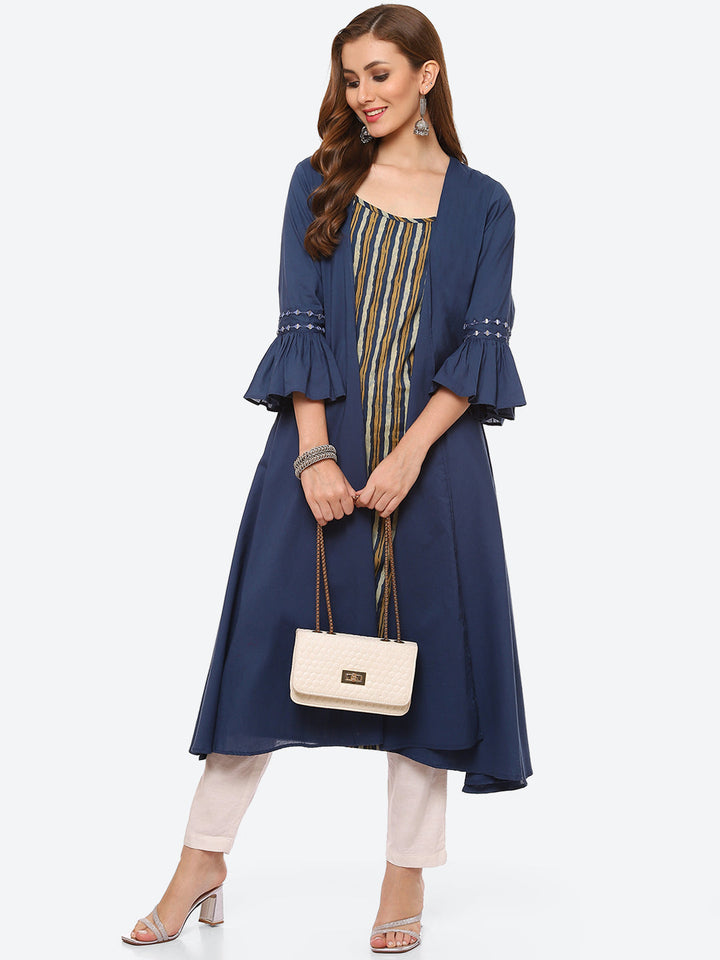 Printed Cotton Double Layered Kurta