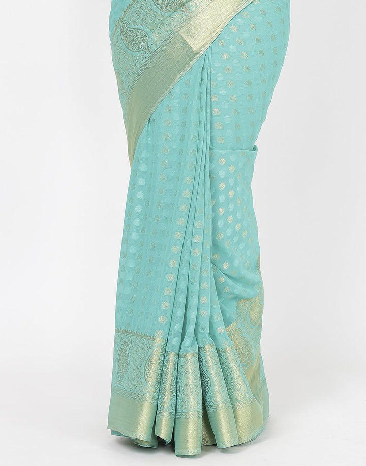Red Art Chiffon Saree