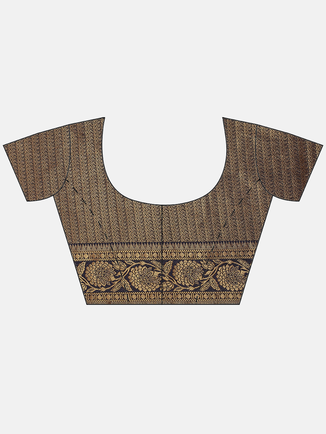 Art Handloom Saree with Zari Border Booti