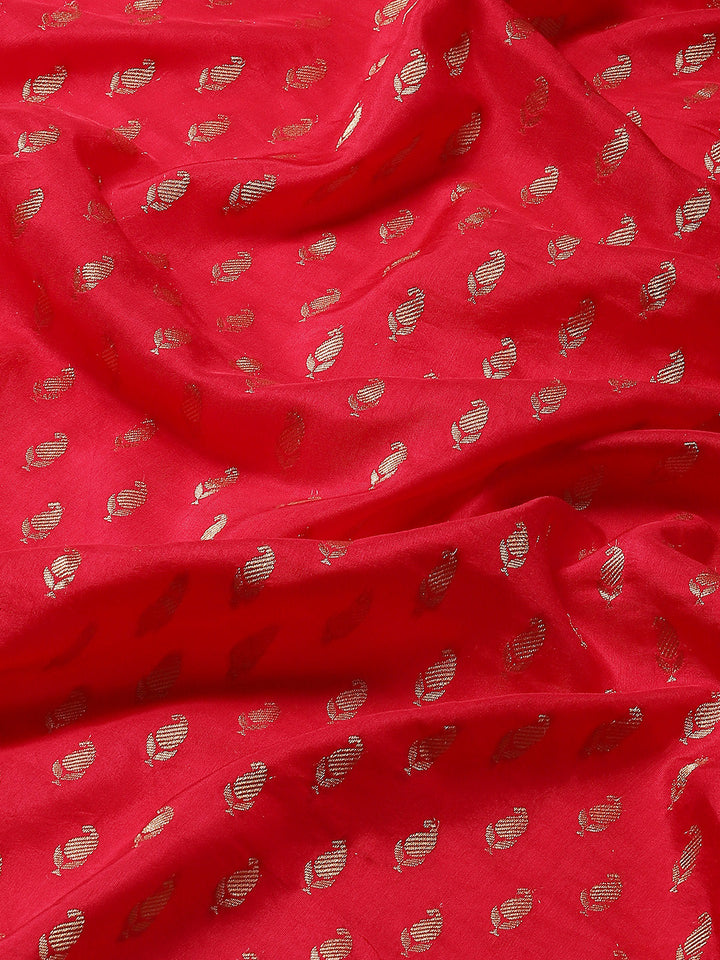 Paisley Embroidered Handloom Saree