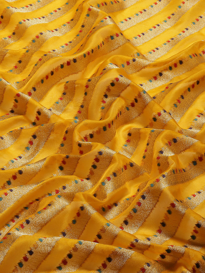 Zari Jaal Organza Woven Saree