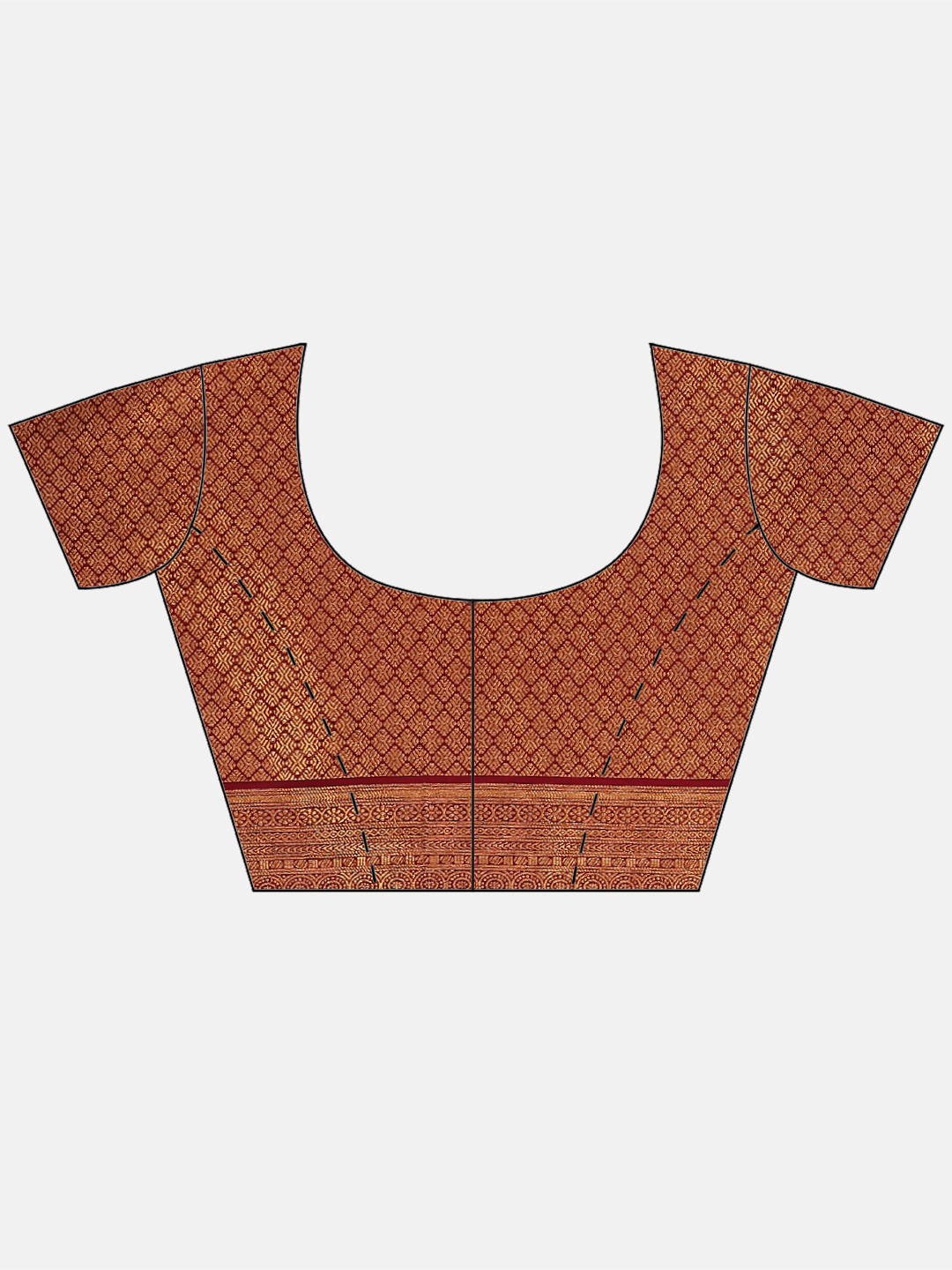 Brocade Zari Jaal Handloom Woven Saree