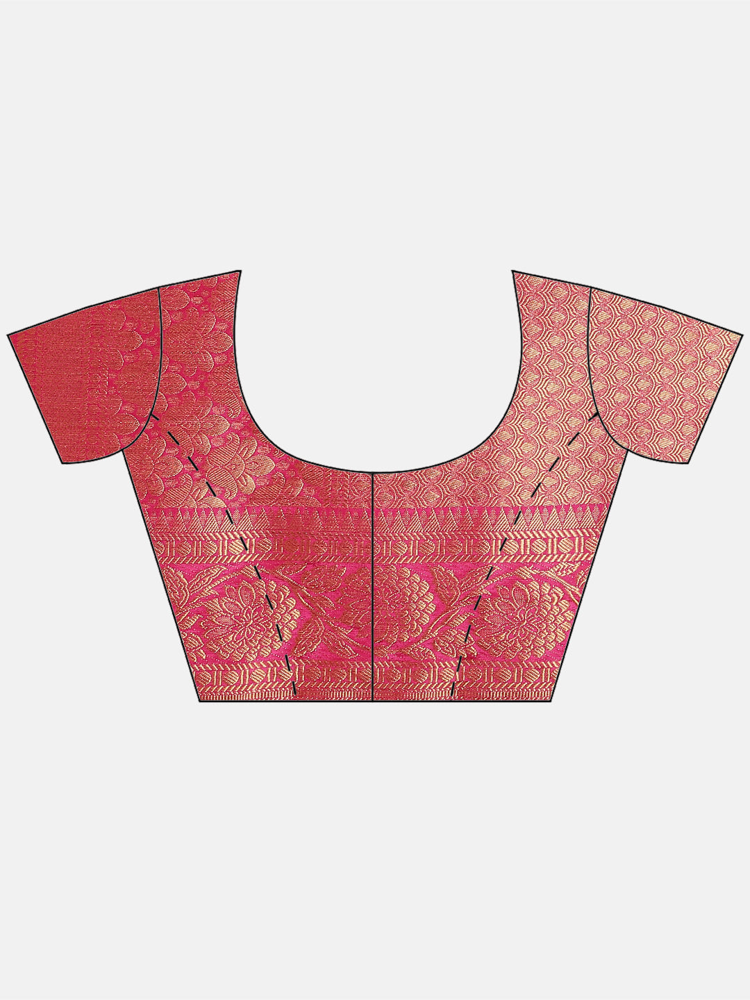 Art Handloom Saree with Zari Border Booti
