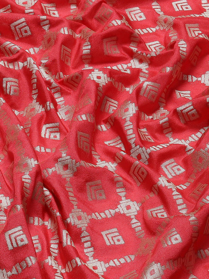 Zari Jaal Crepe Plain Saree