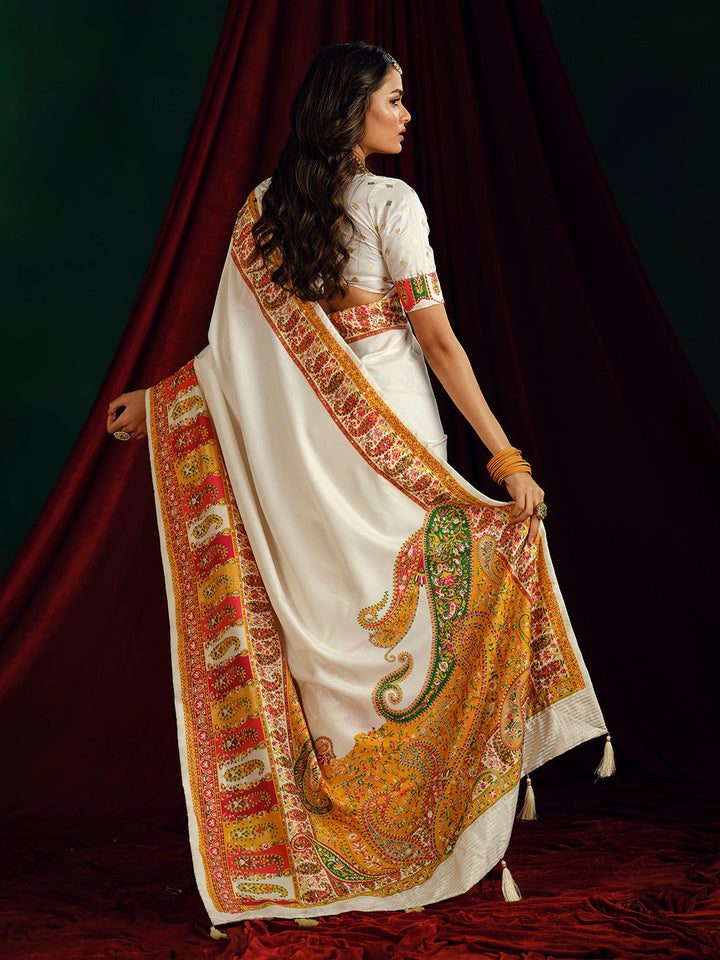Printed Art Silk Saree