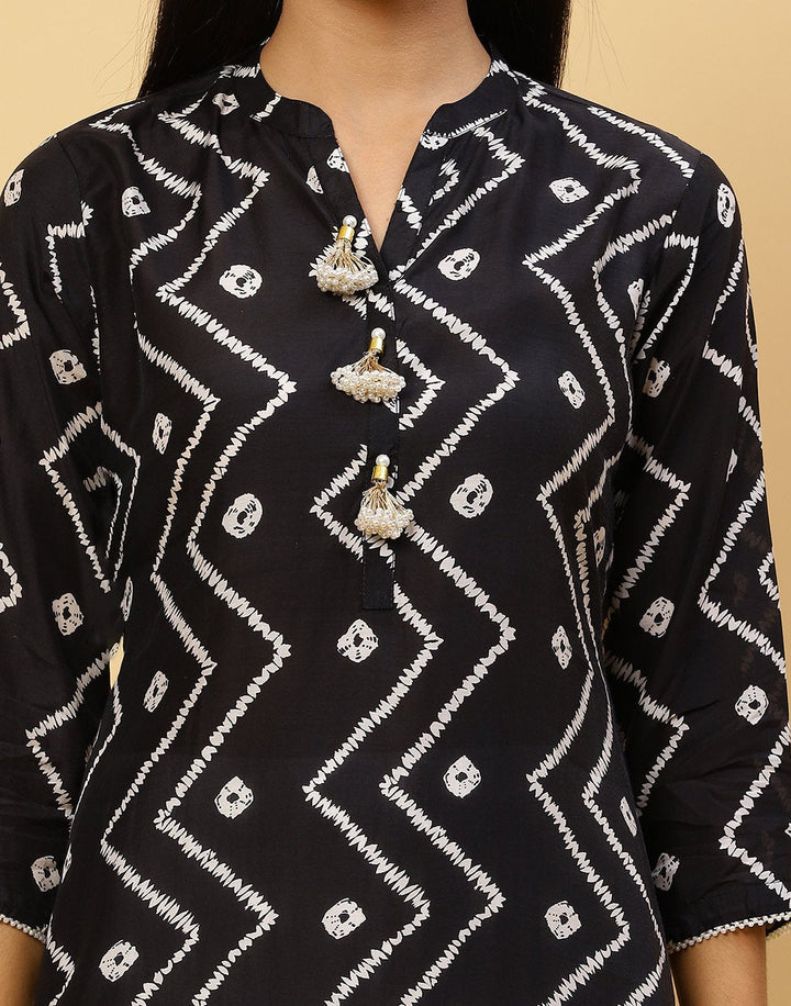 Printed Cotton Muslin Kurti