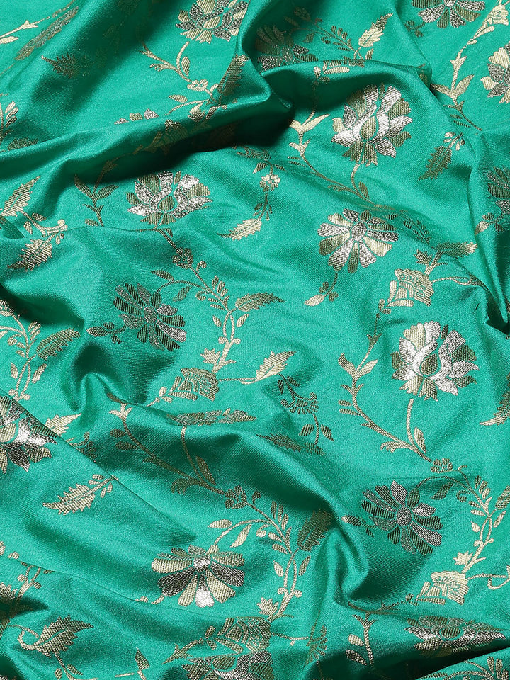 Floral Zari Border Handloom Woven Saree
