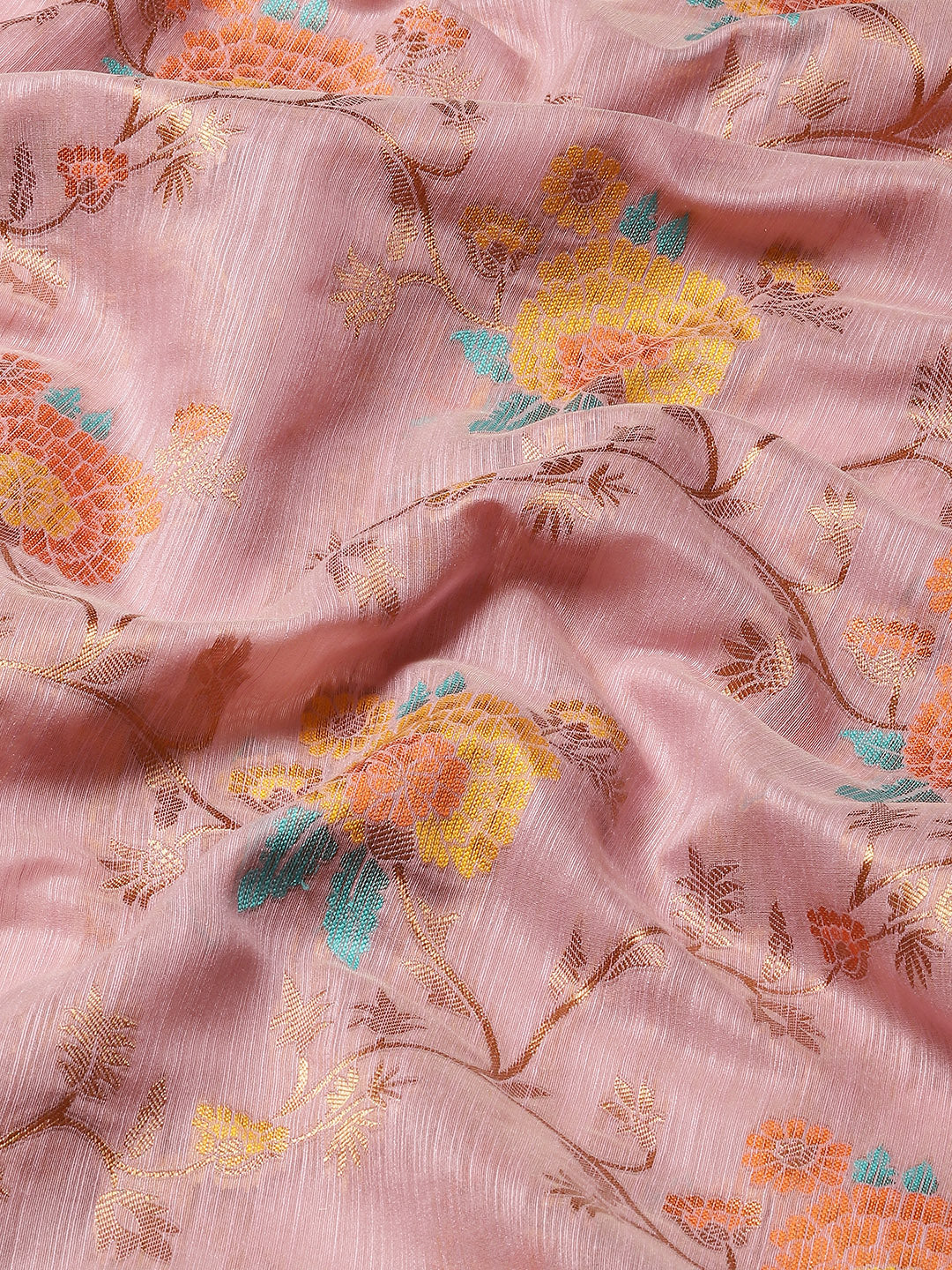 Zari Jaal Woven Cotton Saree