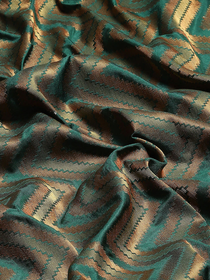 Leheriya Pattern Woven Handloom Saree