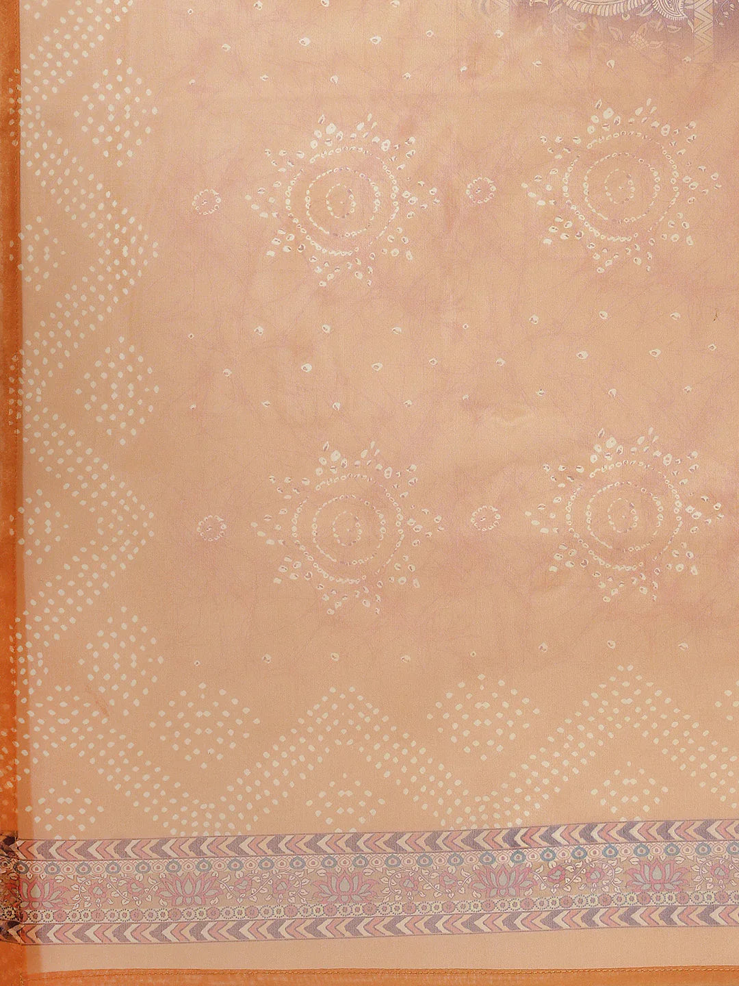 Neck Embroidered &amp; Printed Chanderi Unstitched Suit Piece With Dupatta