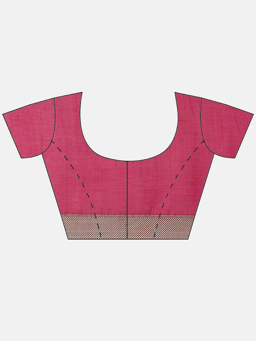 Plain Zari Border Art Handloom Woven Saree