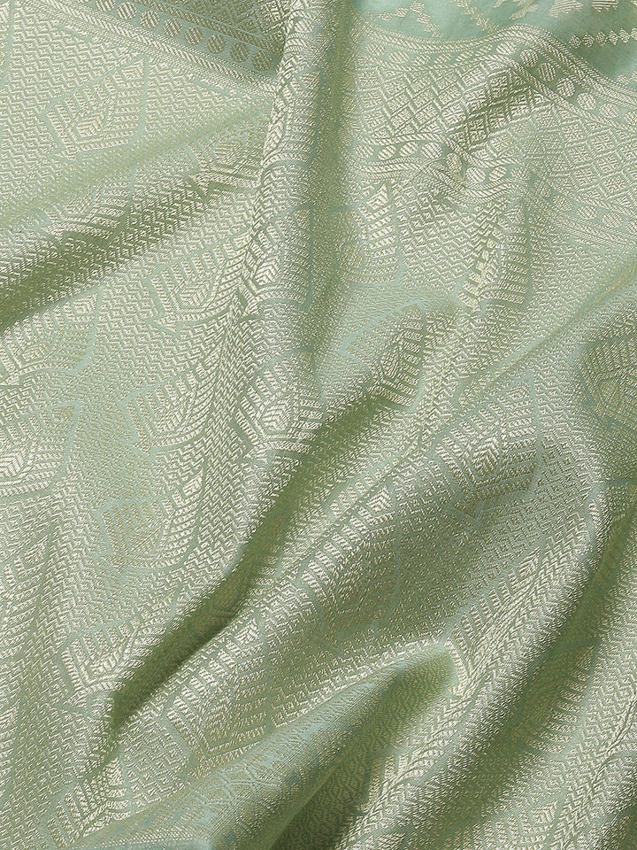 Zari Jaal Cotton Woven Saree