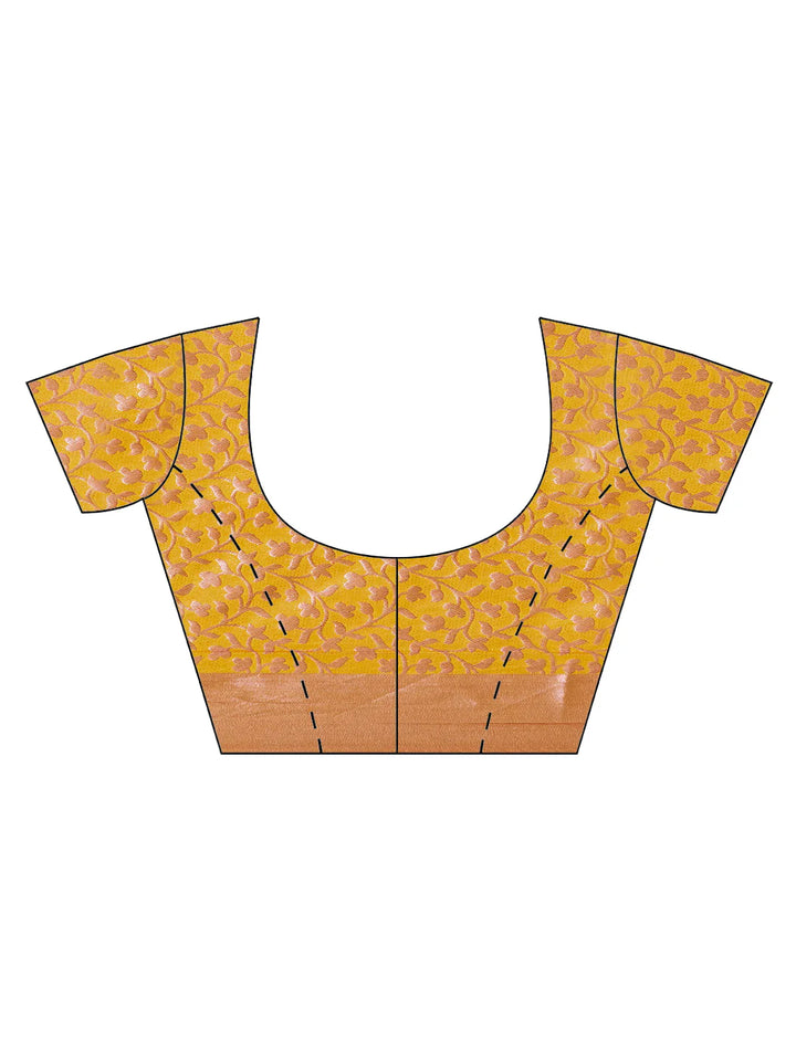 Jacquard Zari Border Handloom Woven Saree
