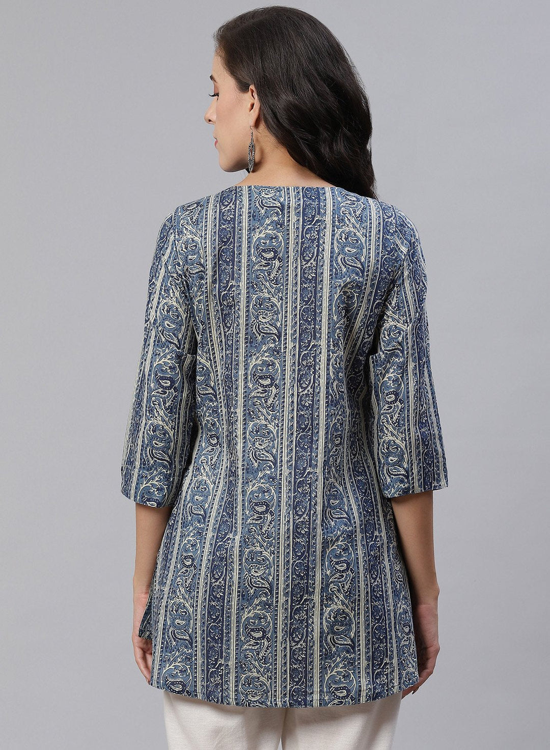 Printed Cotton Short Kurti