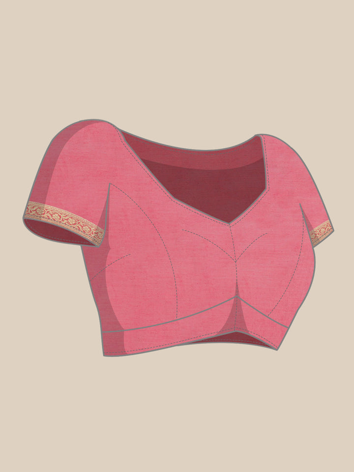 Cotton Saree with Zari Jaal
