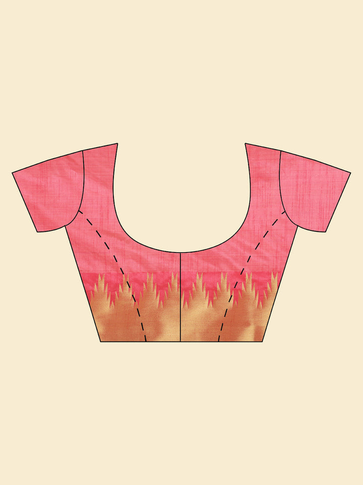 Zari Border Woven Handloom Saree