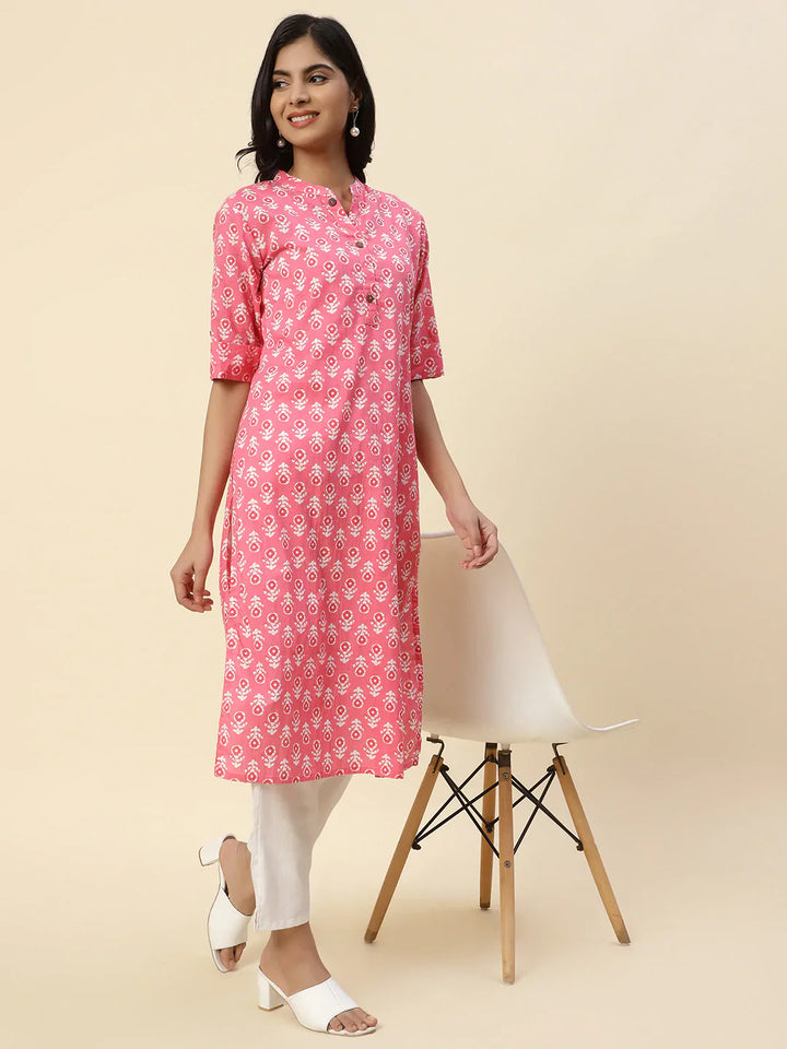 Printed Cotton Kurta