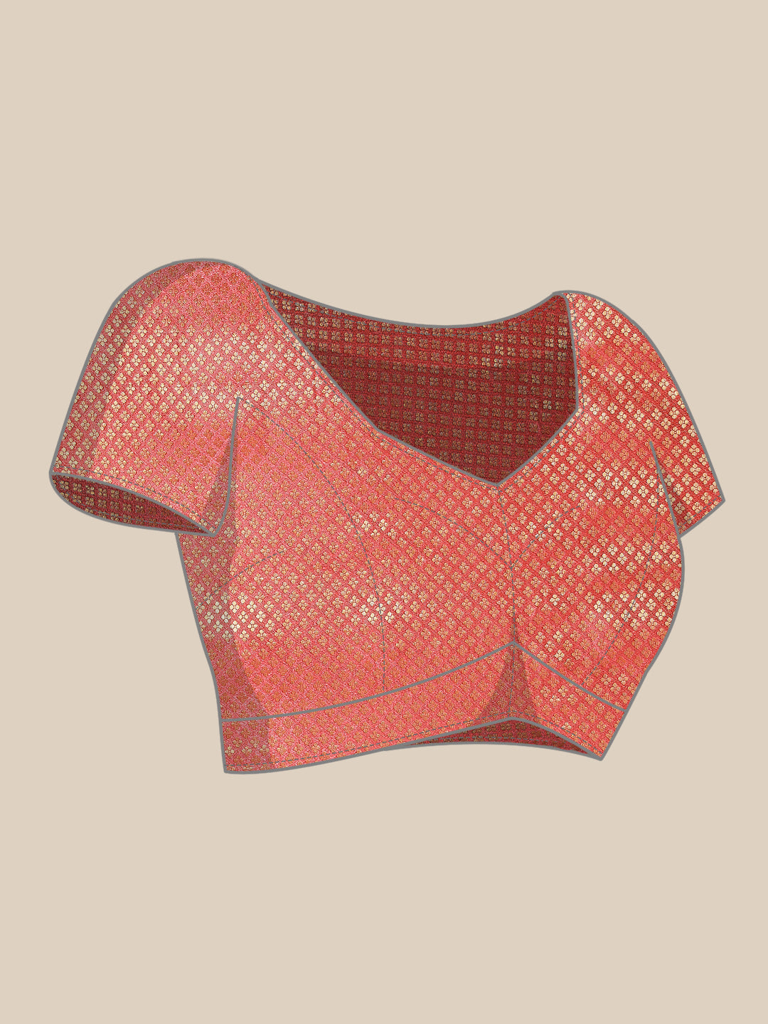 Plain Zari Border Art Handloom Woven Saree