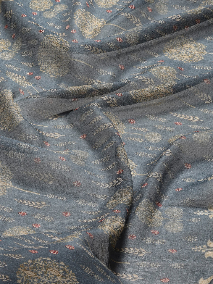 Digital Floral Printed Handloom Saree