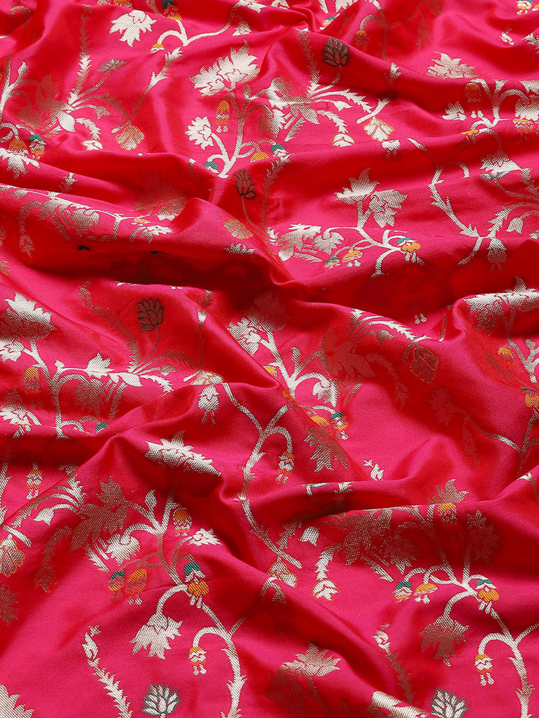 Zari Jaal Woven Art Silk Banarsi Saree