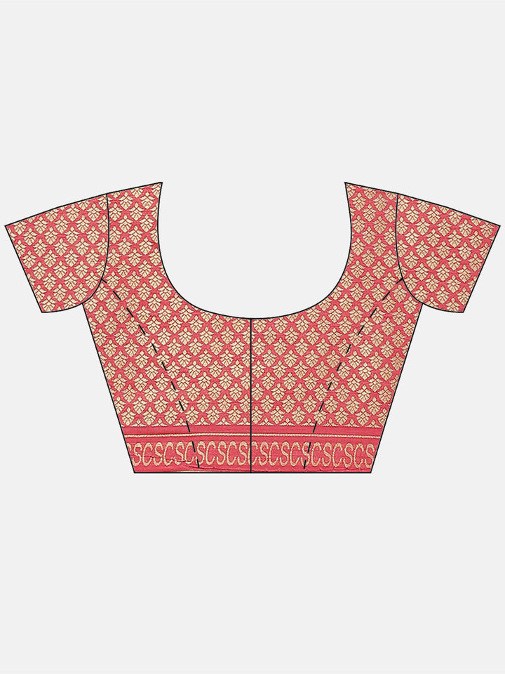 Zari Jaal Handloom Woven Saree
