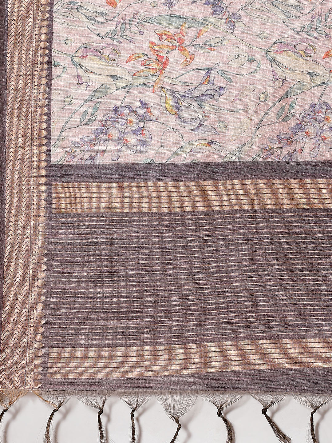 Neck Embroidered &amp; Printed Chanderi Unstitched Suit Piece With Dupatta