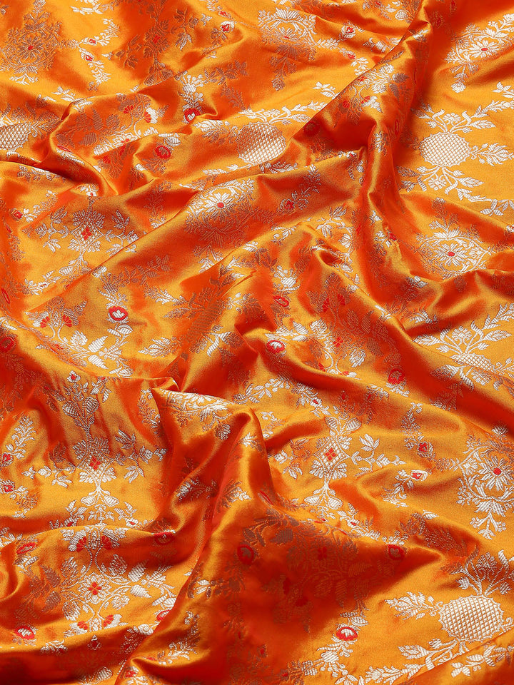 Zari Jaal Woven Art Silk Banarsi Saree