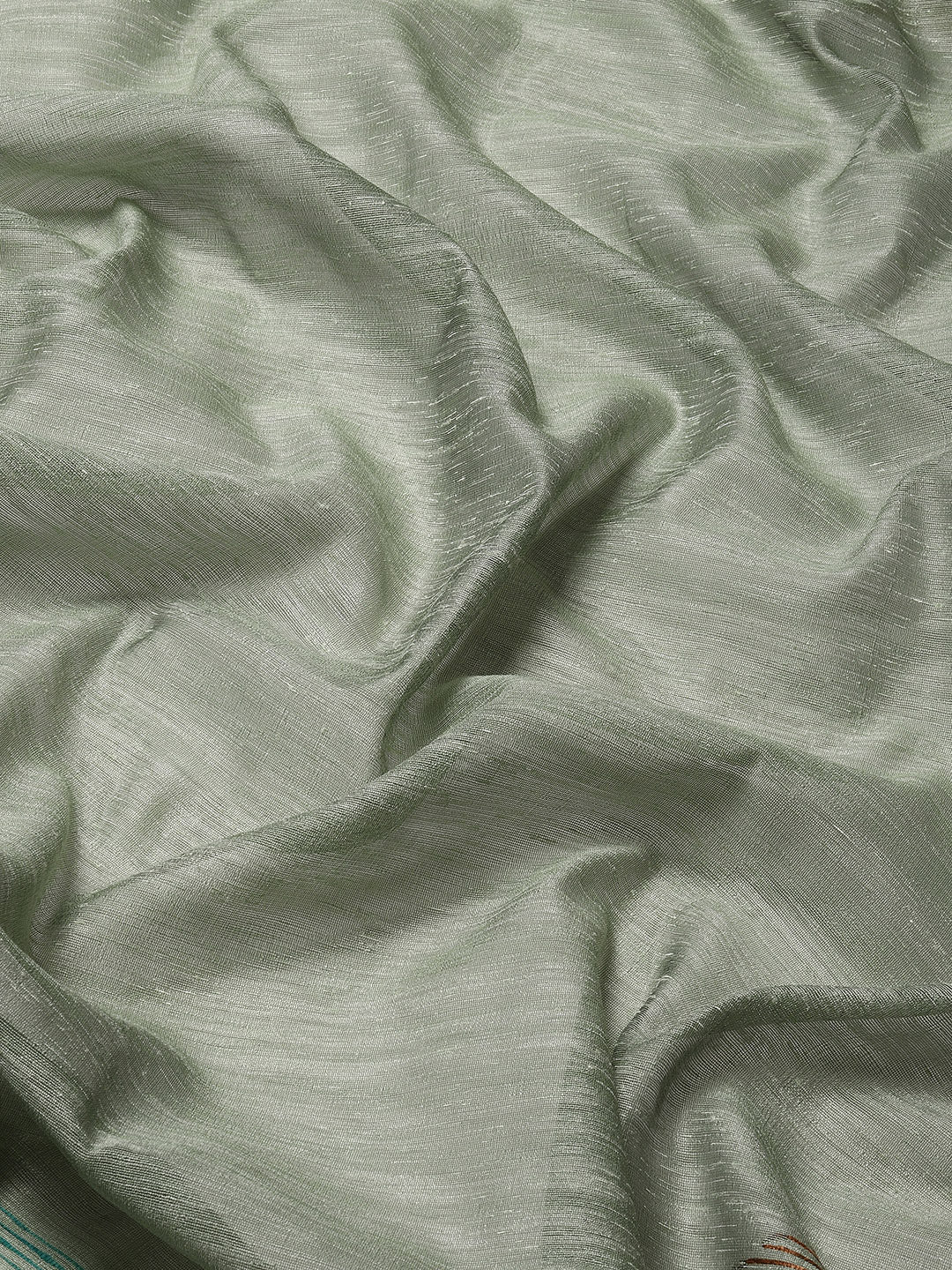Plain Zari Border Woven Cotton Saree