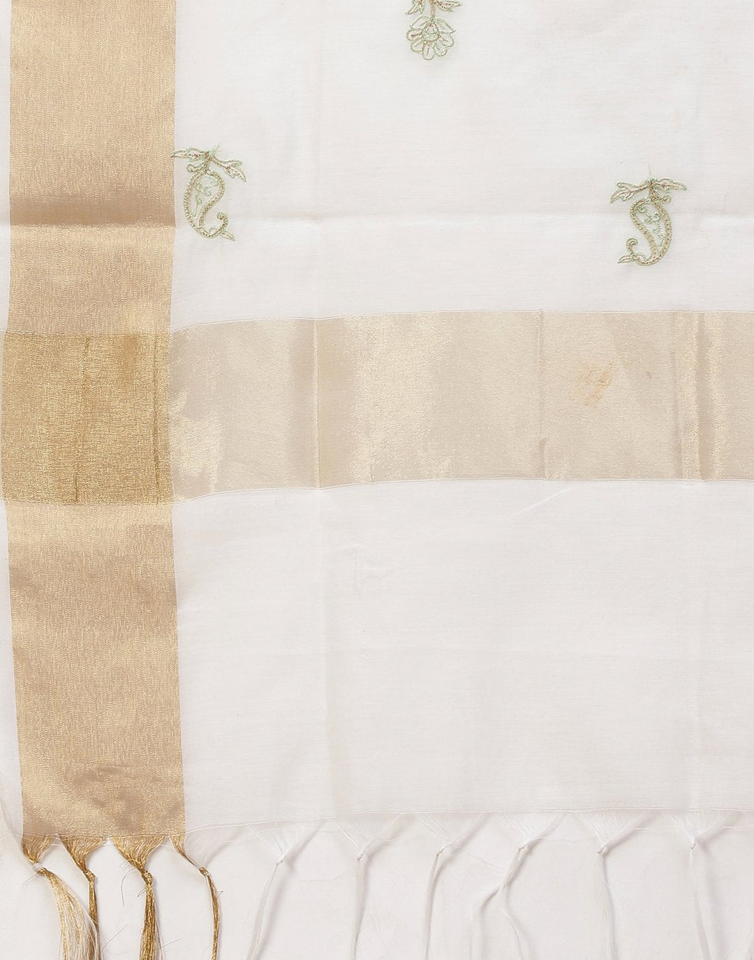Chanderi Embroidered Suit Piece