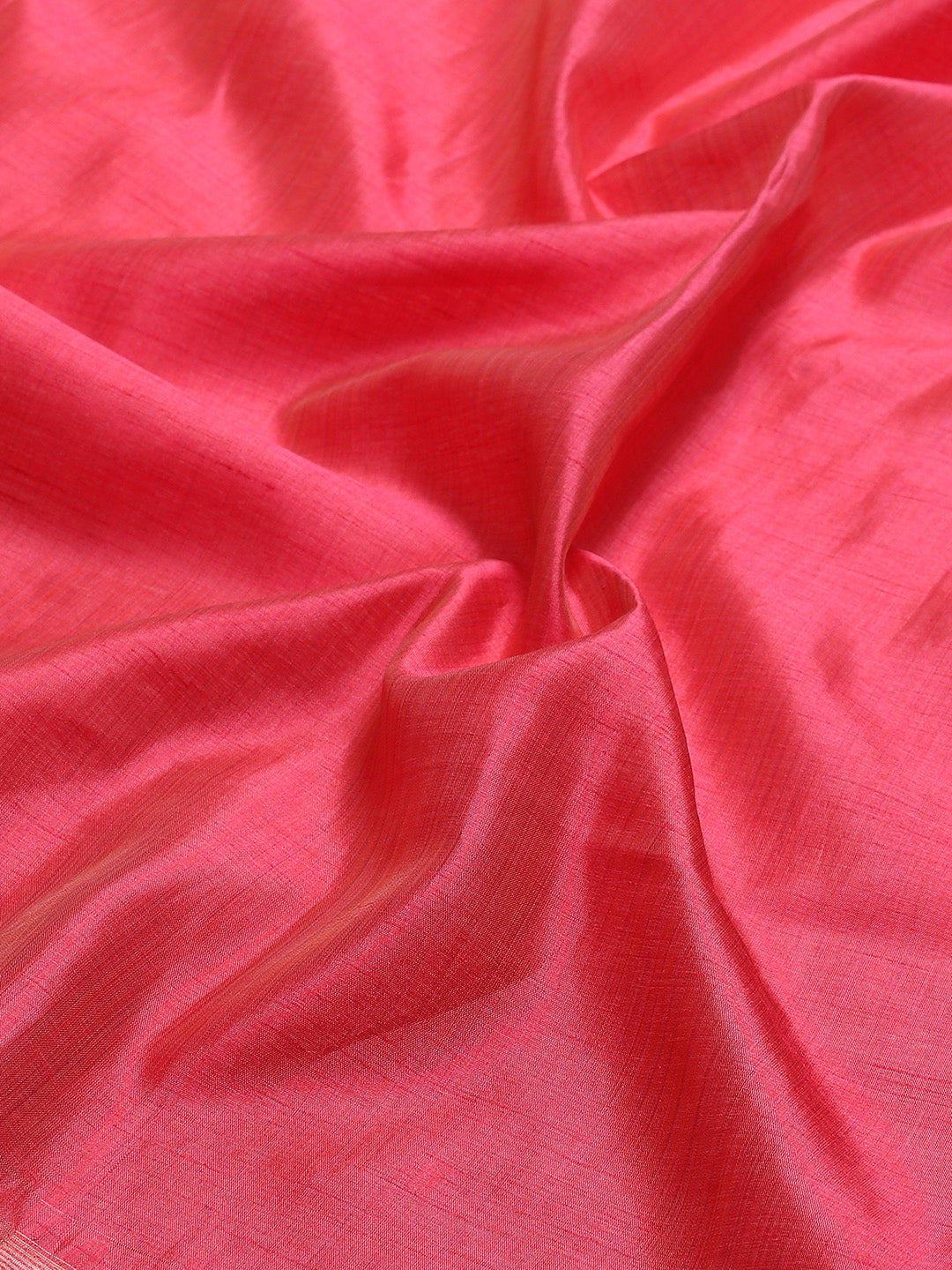 Plain Zari Border Handloom Woven Saree
