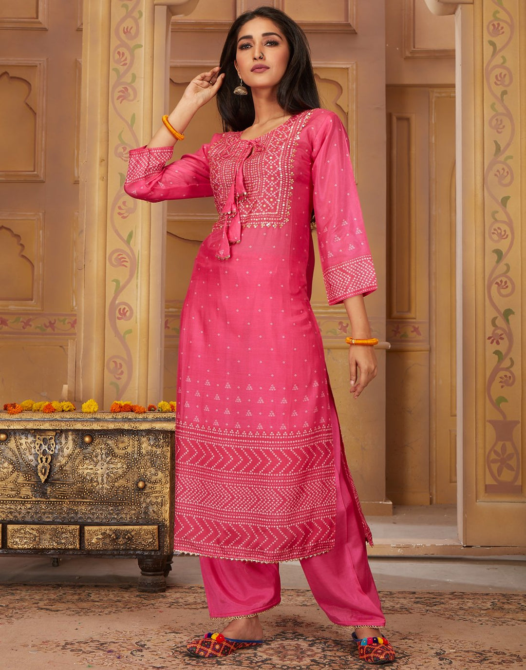 MBZ Meena Bazaar-Rani Cotton Kurti