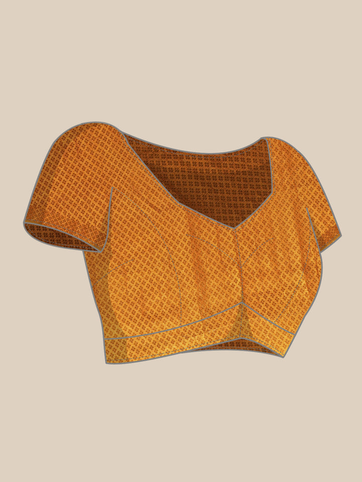Plain Zari Border Art Handloom Woven Saree