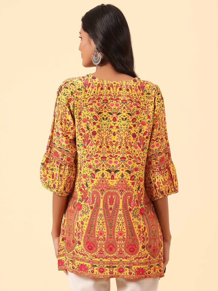Printed Crepe Kurti