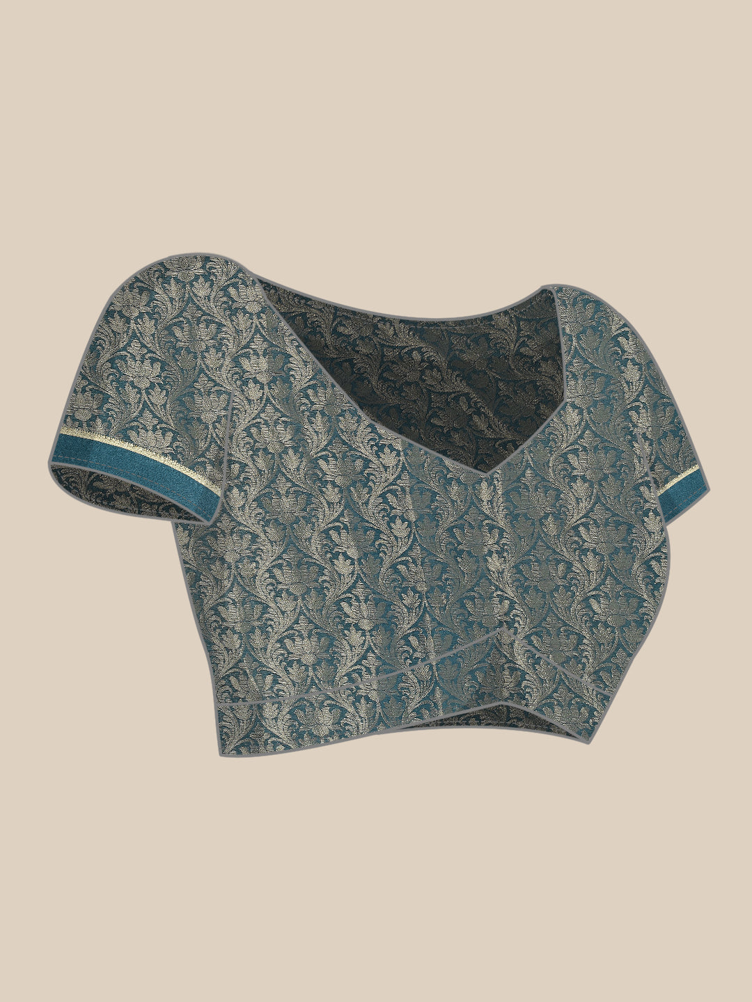 Brocade Zari Jaal Georgette Woven Saree