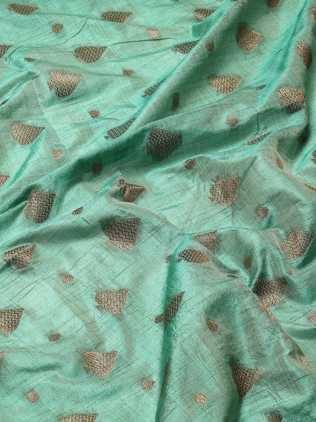 Zari Border Booti Handloom Woven Saree