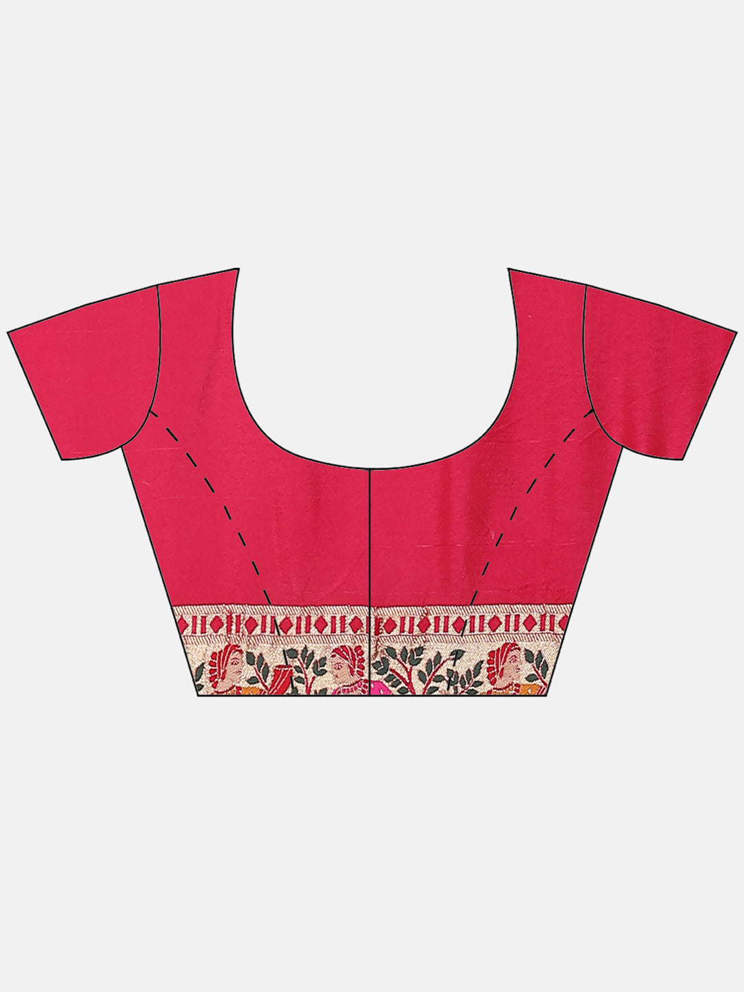 Bandhej Printed Banarsi Woven Saree