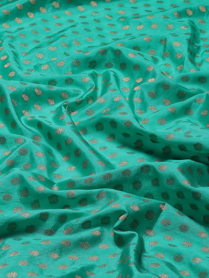 Zari Booti Woven Handloom Saree