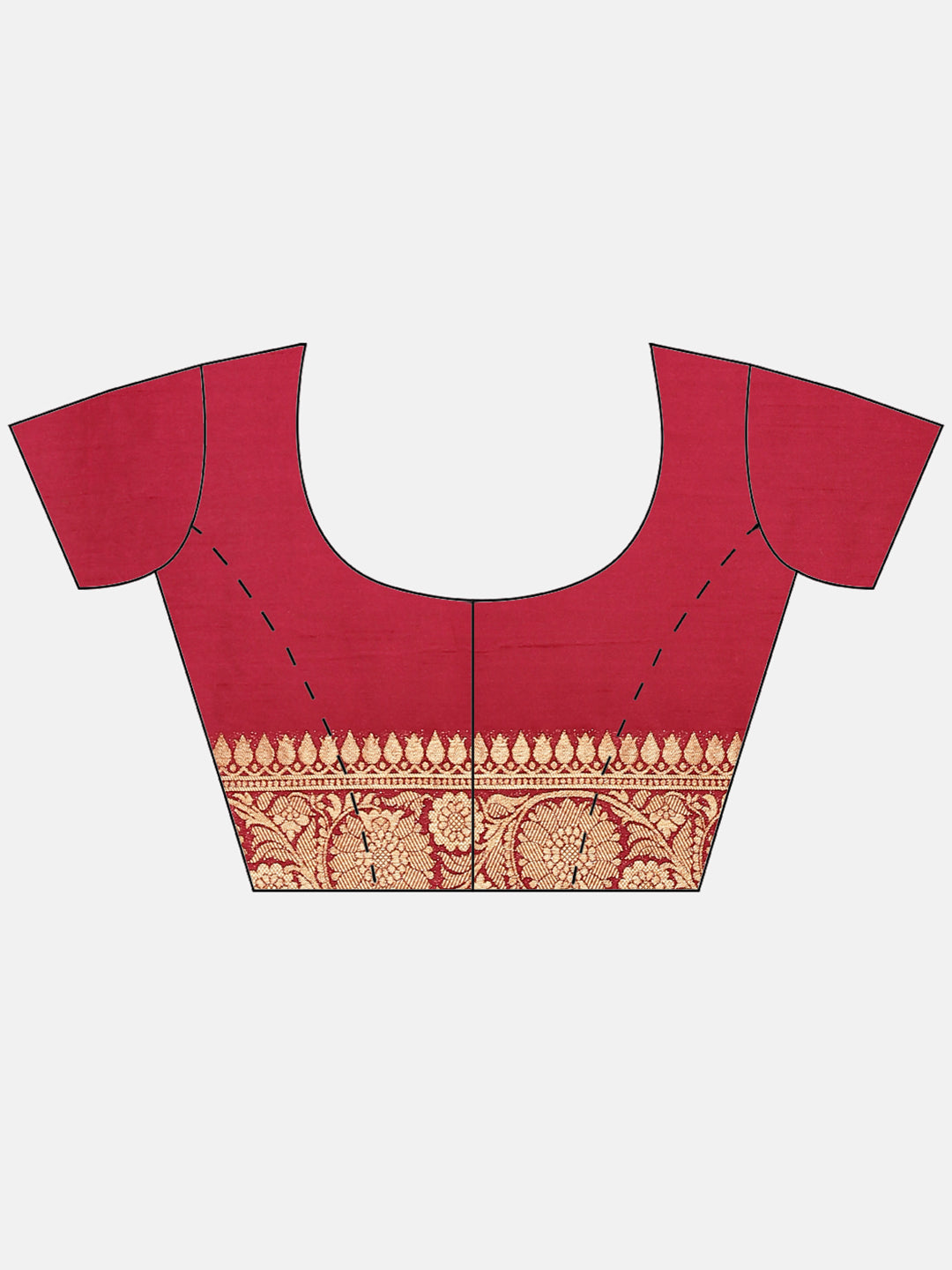Bandhez Art Handloom Saree with Zari Border