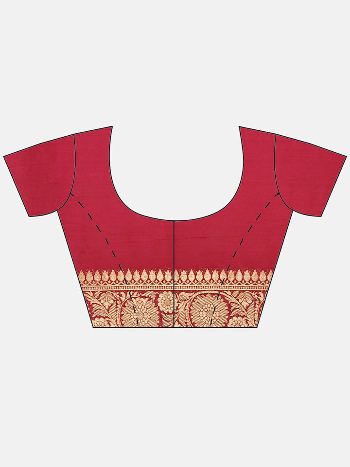 Bandhez Art Handloom Saree with Zari Border