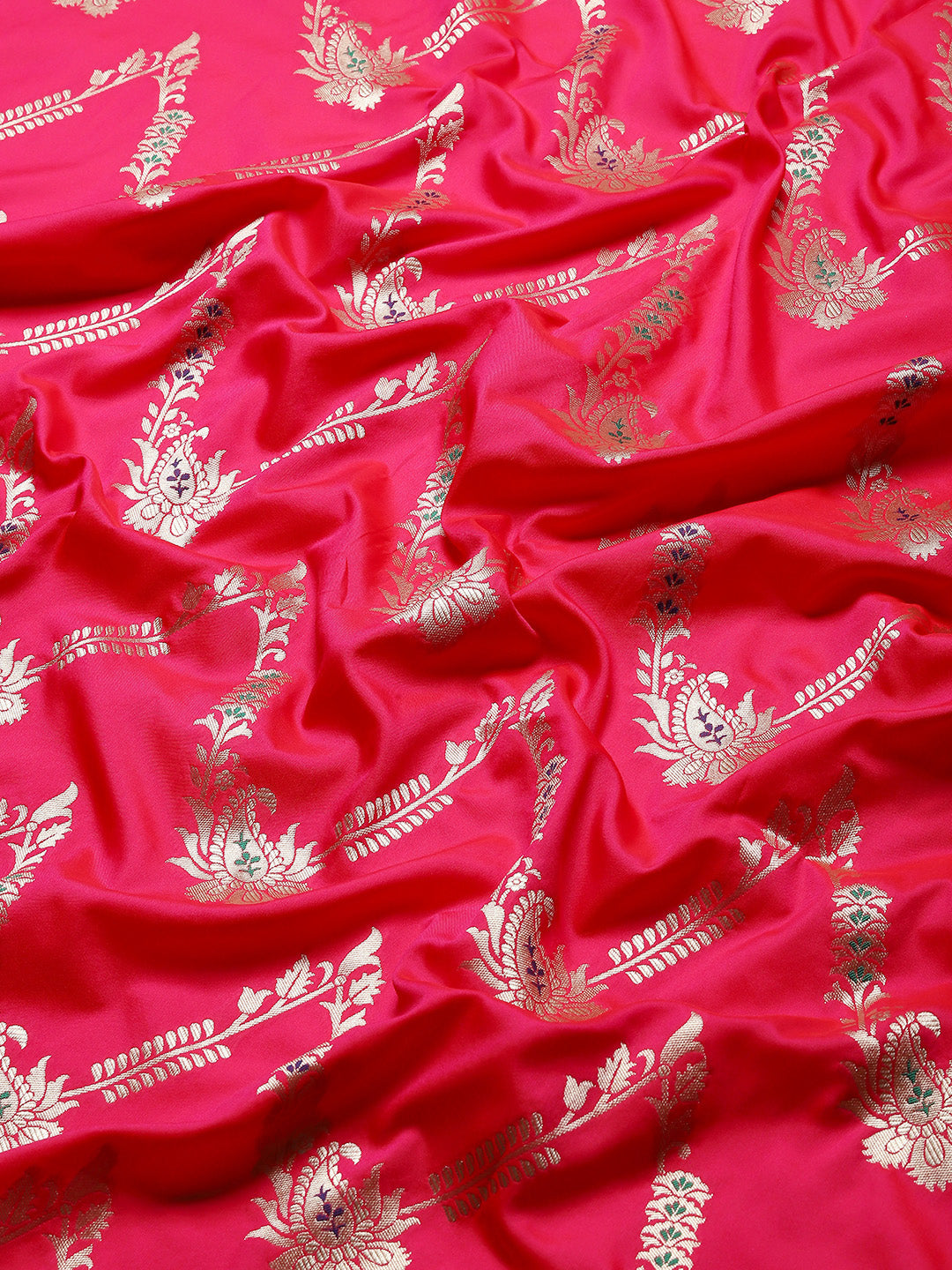 Zari Jaal Woven Art Silk Banarsi Saree