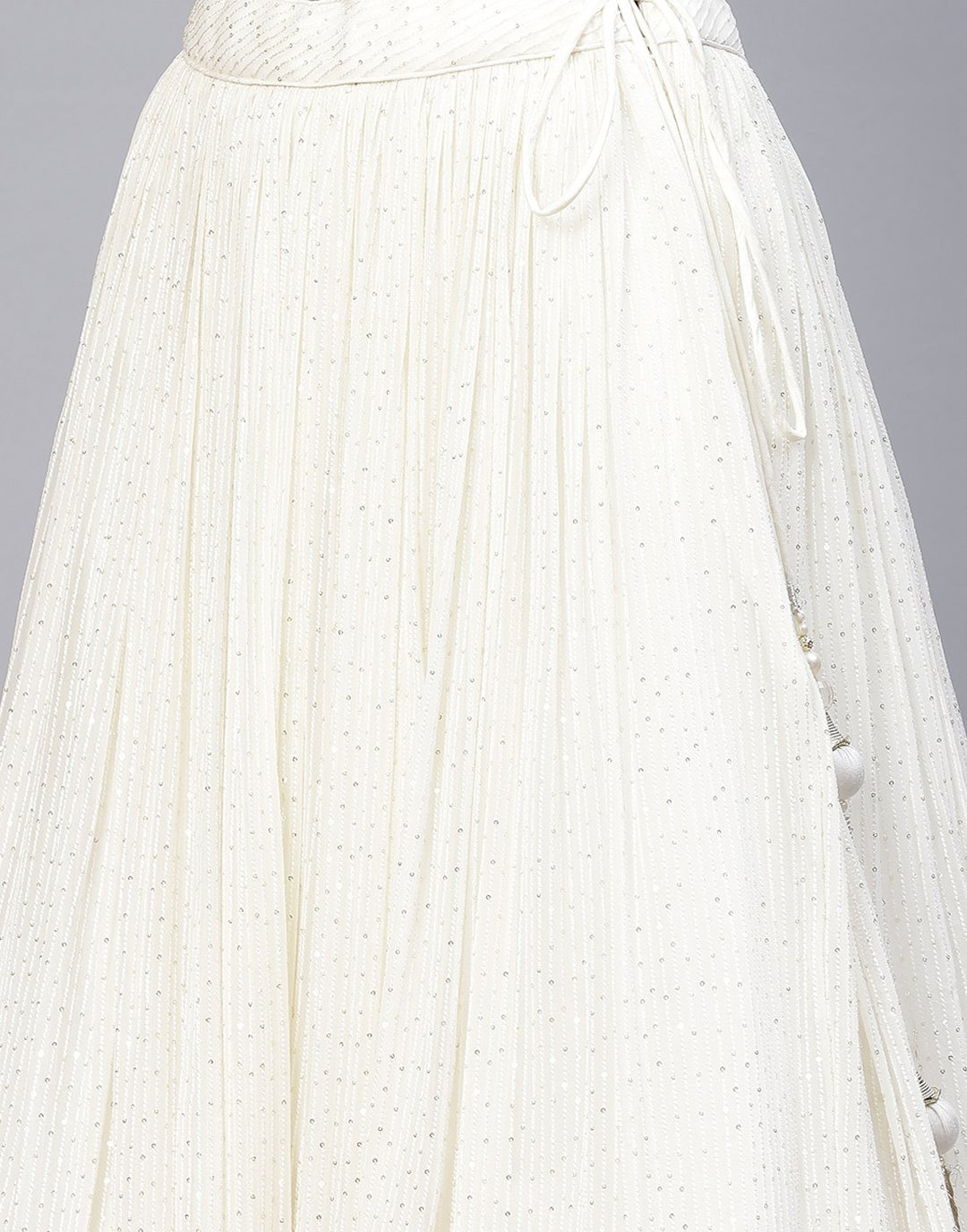 GEORGETTE SEQUENCE LEHANGA WITH NET DUPATTA