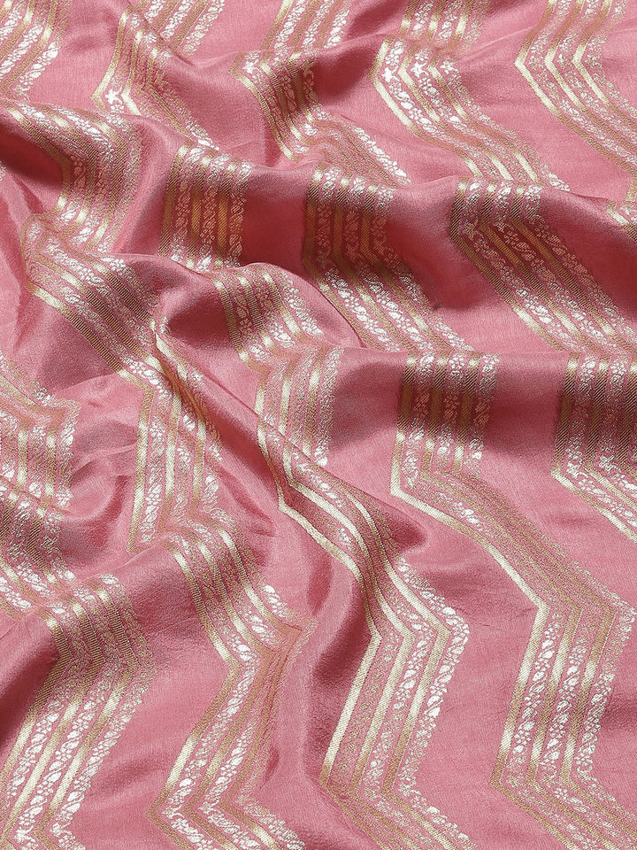 Zari Jaal Handloom Woven Saree