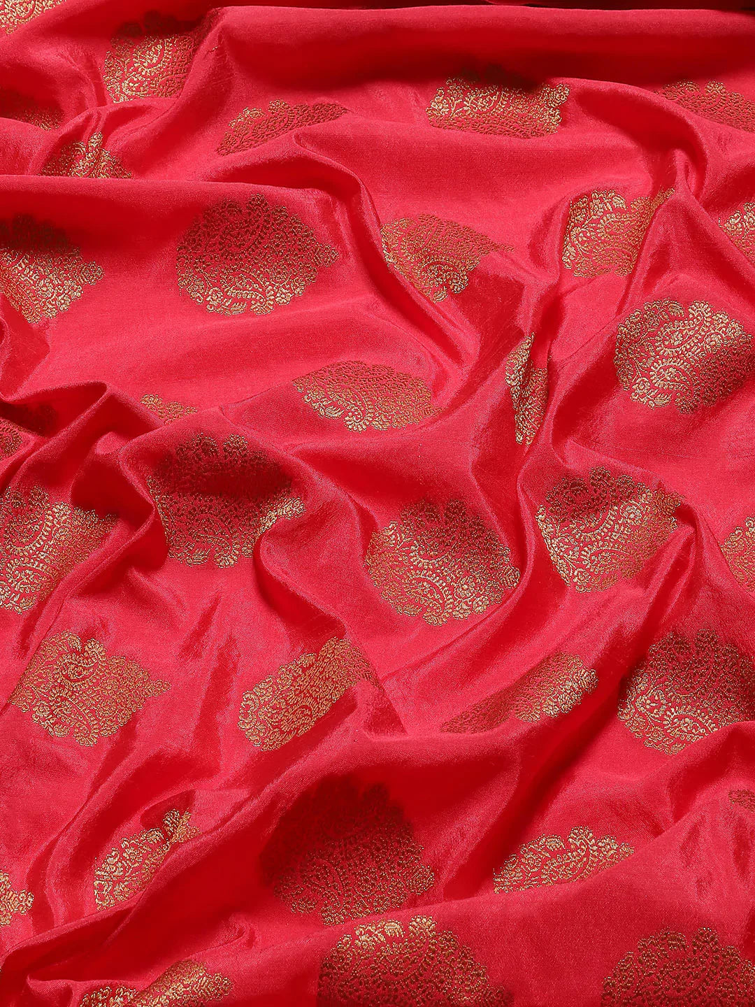 Zari Border Booti Handloom Woven Saree
