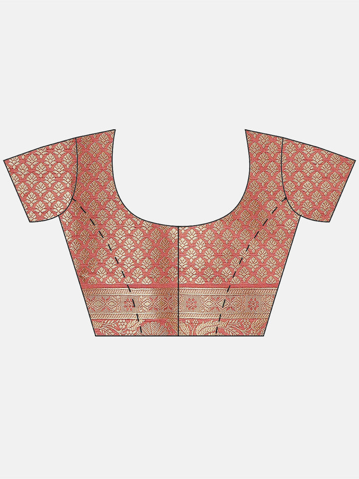 Zari Jaal Handloom Woven Saree