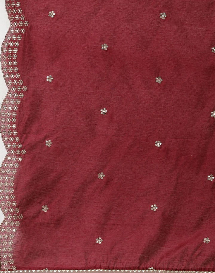 Embroidered Chanderi Suit Piece