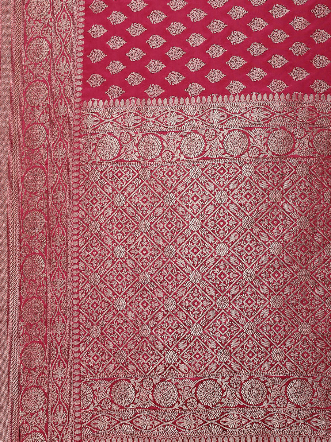 Zari Booti Handloom Woven Saree