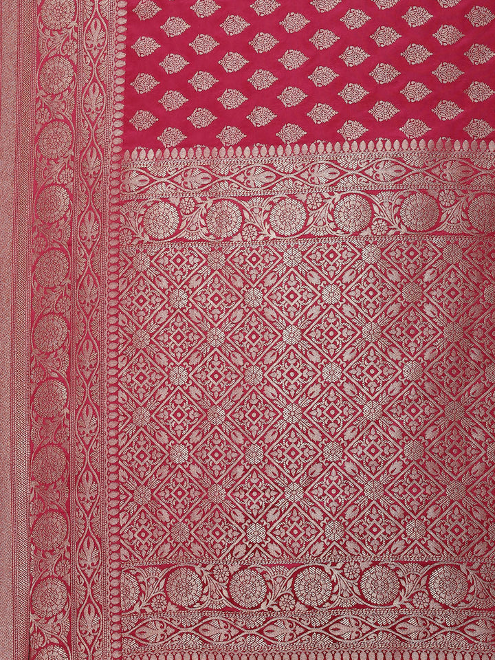 Zari Booti Handloom Woven Saree