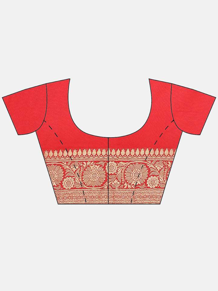Bandhez Art Handloom Saree with Zari Border