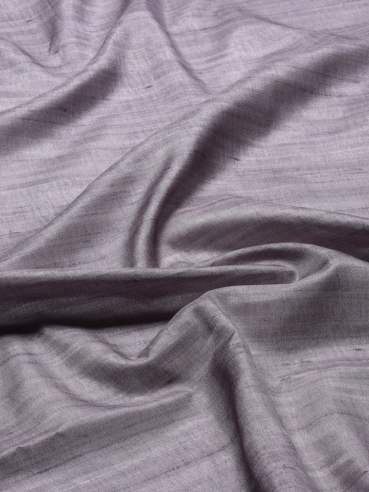 Plain Woven Tusser Saree